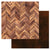 Cedar House - American Crafts - Double-Sided Cardstock 12"X12" - Herringbone