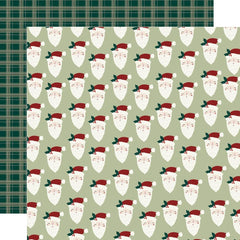 Boho Christmas - Simple Stories - Double-Sided Cardstock 12"X12" - Hey, Santa!
