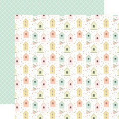 Here Comes Spring - Carta Bella - Double-Sided Cardstock 12"X12" - Home Tweet Home