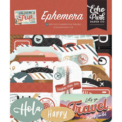 Let's Take The Trip  - Echo Park - Cardstock Ephemera 33/Pkg - Icons