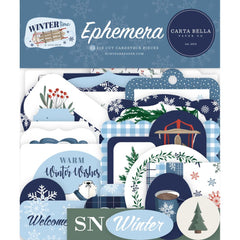 Wintertime - Carta Bella - Ephemera 33/pkg - Icons