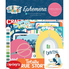 Happy Crafting - Carta Bella - Cardstock Ephemera 33/Pkg - Icons