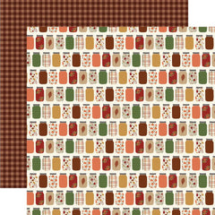 I Love Fall - Echo Park - Double-Sided Cardstock 12"X12" - Jars Of Fall