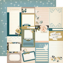 Remember - Simple Stories - Double-Sided Cardstock 12"X12" - Journal Elements