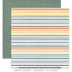 Great Escape - Cocoa Vanilla Studios - 12"x12" Double-sided Patterned Paper - Journey
