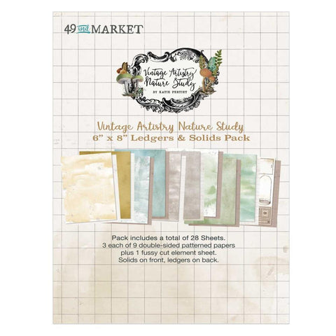 Nature Study - 49 & Market - Collection Pack 6"X8" - Ledgers & Solids (1695)