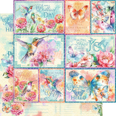 Flight Of Fancy - Graphic45 - Double-Sided Cardstock 12"X12" - Let Your Spirit Soar