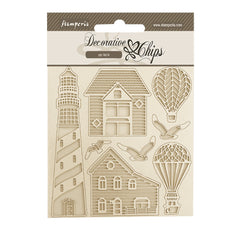 Sea Land - Stamperia - Decorative Chips - Lighthouse (3592)
