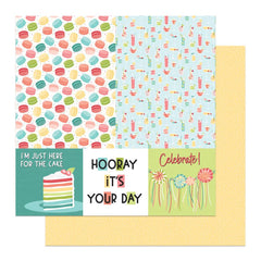 Birthday Sparkle - PhotoPlay - Double-Sided Cardstock 12"X12" - Make A Speech