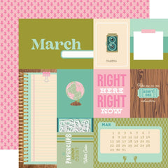 Noteworthy - Simple Stories - Double-Sided Cardstock 12"X12" - March