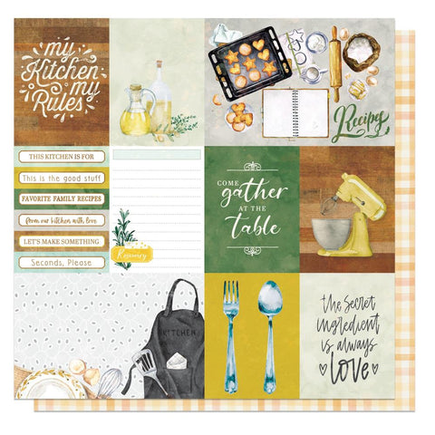 Fresh Picked 2 - PhotoPlay - Double-Sided Cardstock 12"X12" - My Kitchen My Rules