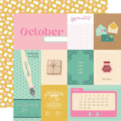 Noteworthy - Simple Stories - Double-Sided Cardstock 12"X12" - October