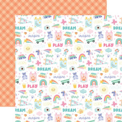 My Little Girl - Echo Park - Double-Sided Cardstock 12"X12" - Playtime Toys