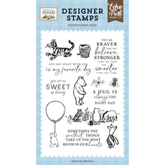 Winnie The Pooh - Echo Park - Clear Stamps - Pooh And Friends