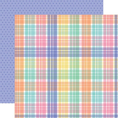 My Little Girl - Echo Park - Double-Sided Cardstock 12"X12" - Pretty Girl Plaid