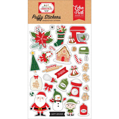 Have A Holly Jolly Christmas - Echo Park - Puffy Stickers