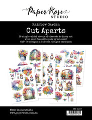 Rainbow Garden - Paper Rose - Cut Aparts Paper Pack - Rainbow Garden (7941)
