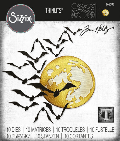 Sizzix - Thinlits Dies By Tim Holtz - Moonlight (10pk) (5878)