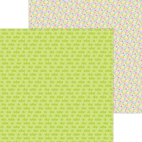 Bunny Hop - Doodlebug - Double-Sided Cardstock 12"X12" - Spring Sprouts