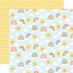 My Little Girl - Echo Park - Double-Sided Cardstock 12"X12" - Sunshine And Rainbows