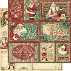 Letters To Santa - Graphic 45 - Double-Sided Cardstock 12"X12" - Sweets And Treats
