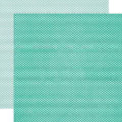 Simple Vintage Essentials Color Palette - Simple Stories - Double-Sided Cardstock 12"X12" - Teal & Mint Dots