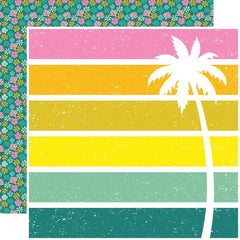 Just Beachy - Simple Stories - Double-Sided Cardstock 12"X12" - This Is Paradise