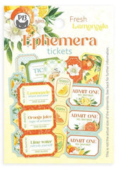 Fresh Lemonade - P13 - Ephemera Cardstock Die-cuts 9/Pkg Tickets (2043)