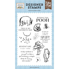 Winnie The Pooh - Echo Park - Clear Stamps - Winnie The Pooh