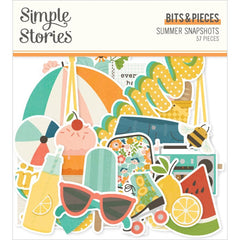 Summer Snapshots - Simple Stories - Bits & Pieces Die-Cuts 57/Pkg