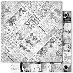 Fine Print - Paper Rose - 12"x12" Patterned Paper - Paper B