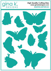 Gina K - Die Set 6"x8" - Beautiful Butterflies