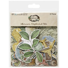 Wherever - 49 & Market - Chipboard Set - Icons (6122)