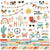Boho Sunshine - Simple Stories - Cardstock Stickers 12"X12" - Combo