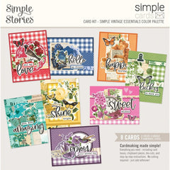 Simple Vintage Essentials Color Palette - Simple Stories - Simple Cards - Card Kit (0131)