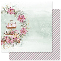 Sweet Christmas Treats - Paper Rose - 12"x12" Double-sided Patterned Paper - Paper D