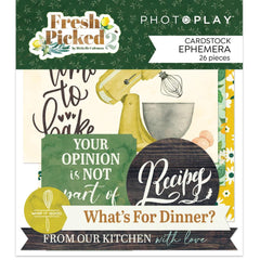 Fresh Picked 2 - PhotoPlay - Ephemera Cardstock Die-Cuts