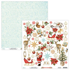 White Christmas - Mintay Papers - 12X12 Patterned Paper - Elements