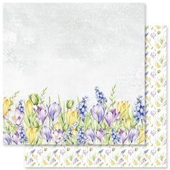 Spring Bunnies  - Paper Rose - 12"x12" Patterned Paper - Paper F