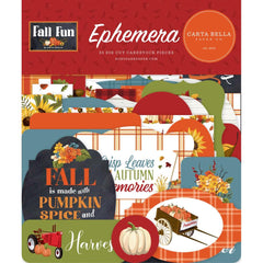 Fall Fun - Carta Bella - Cardstock Ephemera - Icons