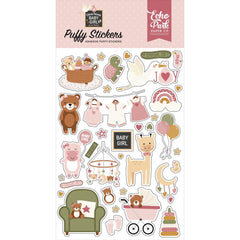Special Delivery BABY GIRL - Echo Park - Puffy Stickers