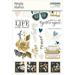 Remember - Simple Stories - Sticker Book 12/Sheets