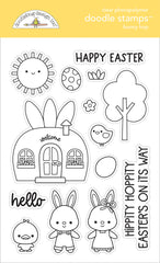 Bunny Hop - Doodlebug - Stamp Set - Bunny Hop (4476)