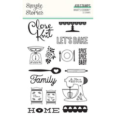 What's Cookin' ? - Simple Stories - Photopolymer Clear Stamps