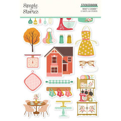 What's Cookin' ? - Simple Stories - Sticker Book 12/Sheets