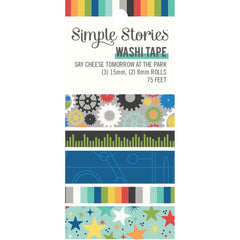 Say Cheese at the Park TOMORROW - Simple Stories - Washi Tape 5/Pkg