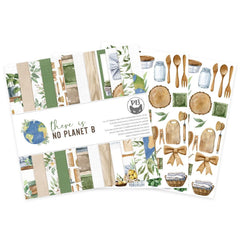 There Is No Planet B - P13 - Double-Sided Paper Pad 12"X12" 12/Pkg