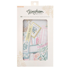 Gingham Garden - Crate Paper - Paperie Pack 200/Pkg - Paper Pieces & Washi Stickers (3629)