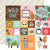 Into The Wild - Simple Stories - Double-Sided Cardstock 12"X12" -  2"X2" & 4"X4" Elements