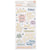 Gingham Garden - Crate Paper - Thickers Stickers 65/Pkg - Phrase W/Gold Foil (3537)